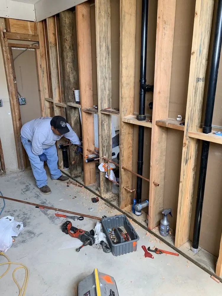 Commercial rough-in plumbing for Gas Line Repair in Ocean Heights
